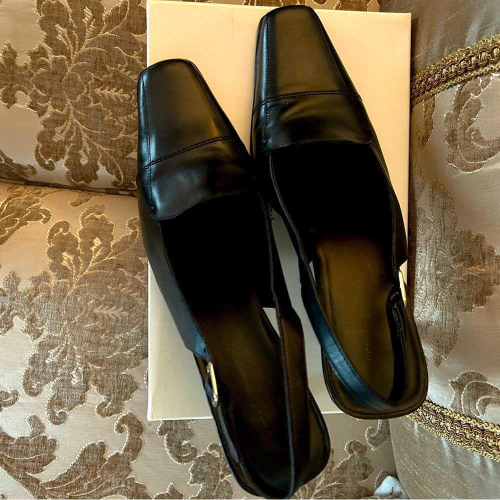 Black Slingback Shoes